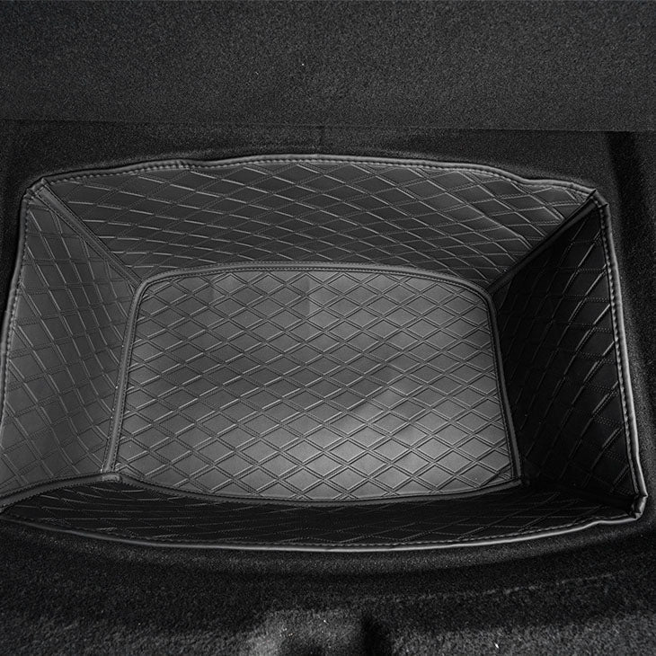 2024+ Model 3 Highland Fully Covered Premium Leather Frunk & Trunk Mat for Tesla - T-Launch