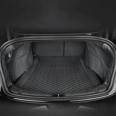 2024+ Model 3 Highland Fully Covered Premium Leather Frunk & Trunk Mat for Tesla - T-Launch