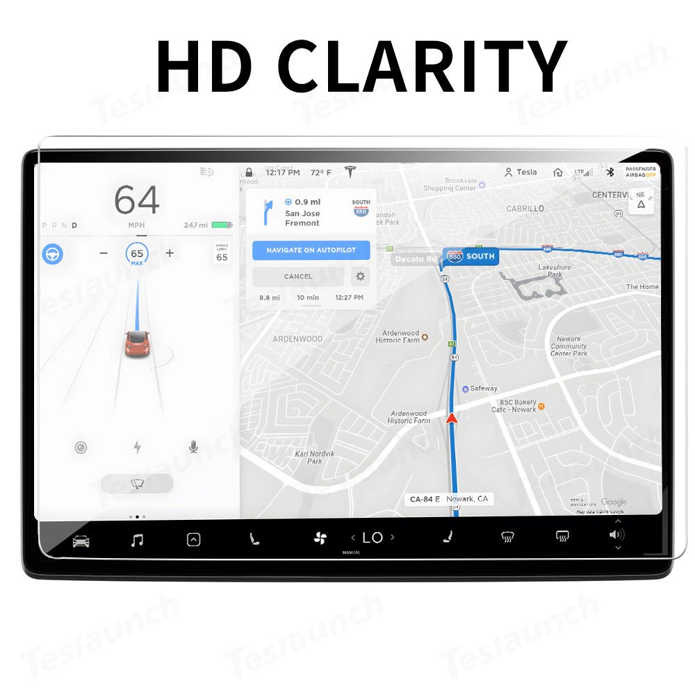 2024+ Model 3 Highland Tempered Glass Screen Protector For Tesla - T-Launch