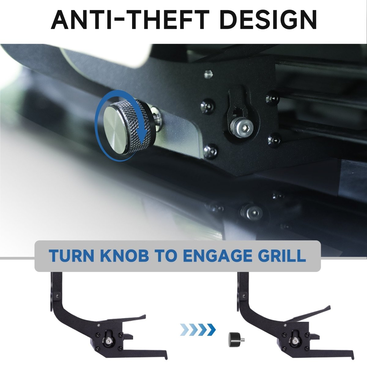 2024+ Tesla Model 3 Highland Front License Plate Holder – No Drill, Anti-Theft Bracket Mounting Kit - T-Launch