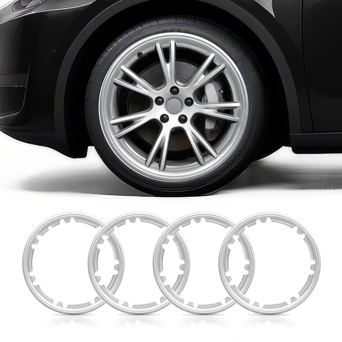Protecteur tout-en-un de jante pour Tesla  Model Y 20 ''roue à induction et Model Y 21 ''roue Uberturbine
