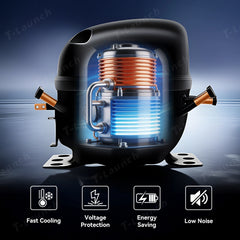 20L Frunk Fridge Portable Car Refrigerator for Tesla Model Y 2020-2024