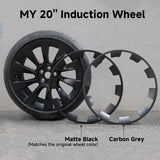 Protetor de aro tudo-em-um para Tesla Model Y 20'' Induction Wheel e Model Y 21'' Uberturbine Wheel