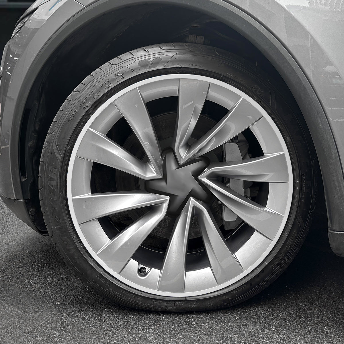 20''Helix 2.0 Wheels Aluminum Alloy Wheel Rim Protectors for Tesla Model Y Juniper 2025+ - T-Launch