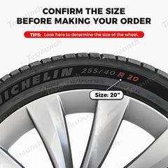20''Helix 2.0 Wheels Aluminum Alloy Wheel Rim Protectors for Tesla Model Y Juniper 2025+ - T-Launch