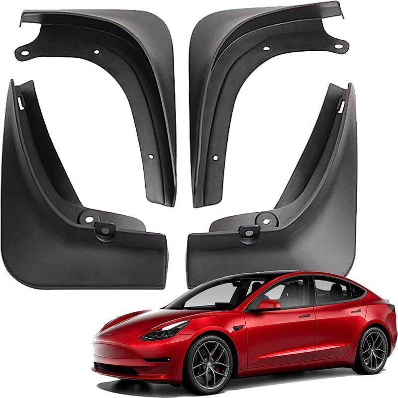 Model Y/3 OEM Mud Flaps Front Rear Mudguard Kit for Tesla- TPE No Drill Fender (2019-2024) (4 PCS) - T-Launch