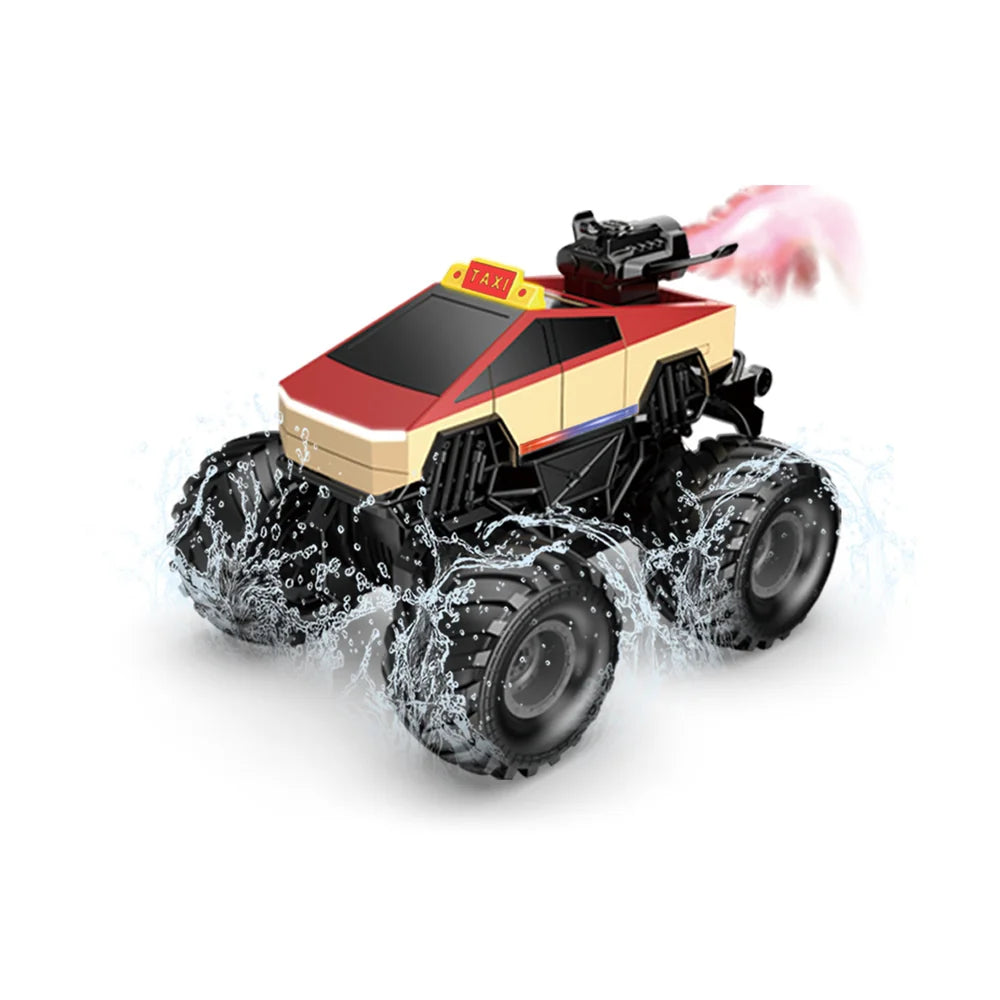 1:20 Scale Cybertruck-Inspired Amphibious RC Toy Car — 4WD Off-Road All-Terrain Truck