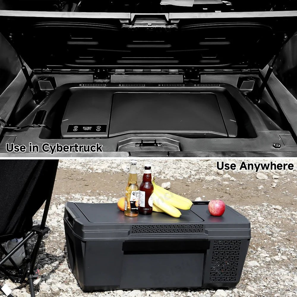 25L Portable Rear Trunk Car Refrigerator for Tesla Cybertruck 2024+ - T-Launch