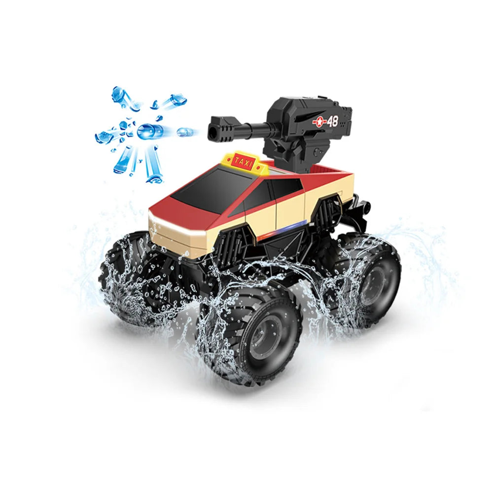 1:20 Scale Cybertruck-Inspired Amphibious RC Toy Car — 4WD Off-Road All-Terrain Truck