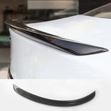 [Ægte kulfiber] OEM læbespoiler til bageste bagagerum til Tesla Model S 2014+