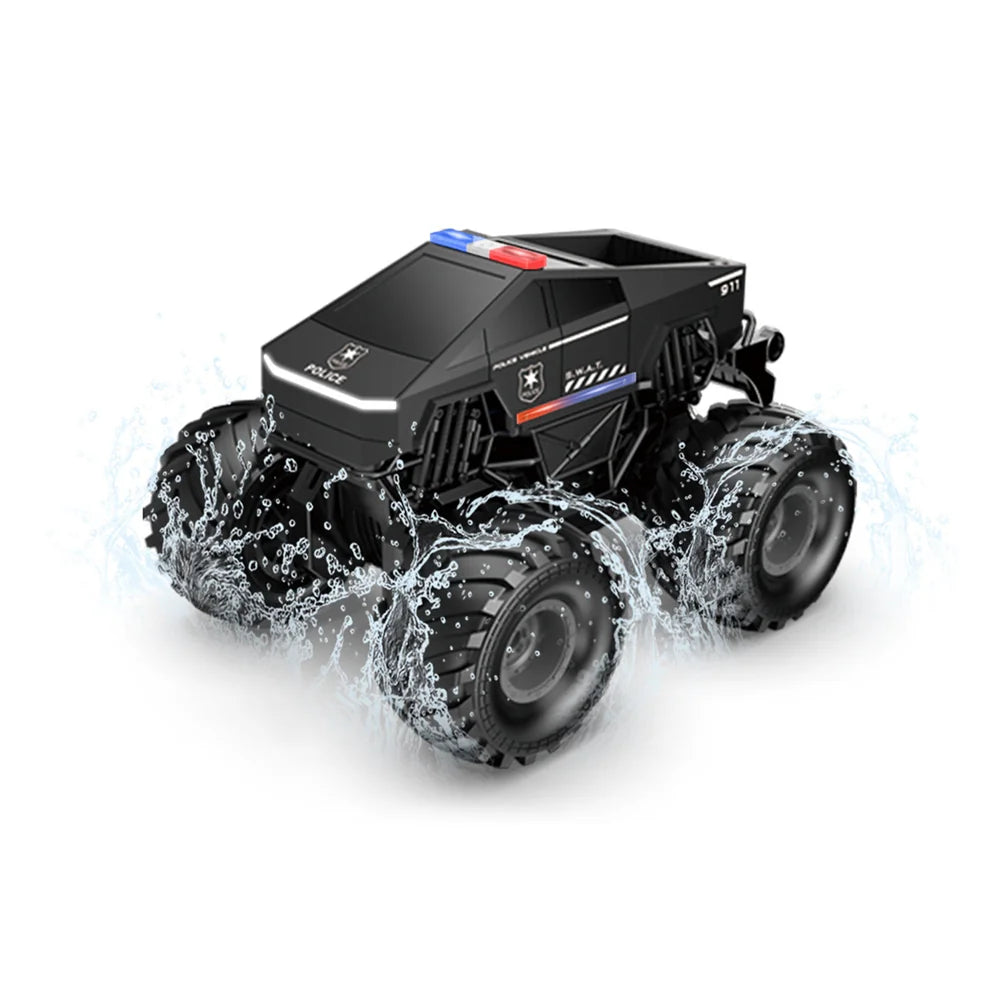 1:20 Scale Cybertruck-Inspired Amphibious RC Toy Car — 4WD Off-Road All-Terrain Truck