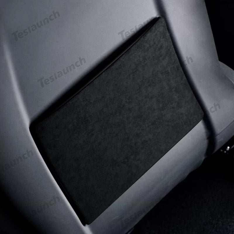 Alcantara Sitz Rücken Anti-Kick-Aufkleber 2PCS für 2024 Model 3 Hochland