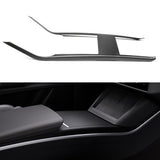 [Real Carbon Fiber] Center Console Cover Kit For Model X 2021+