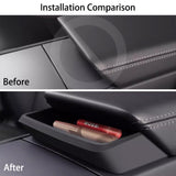 Center Console Armrest Sunglasses Storage Box for Tesla Model 3 Highland 2024+