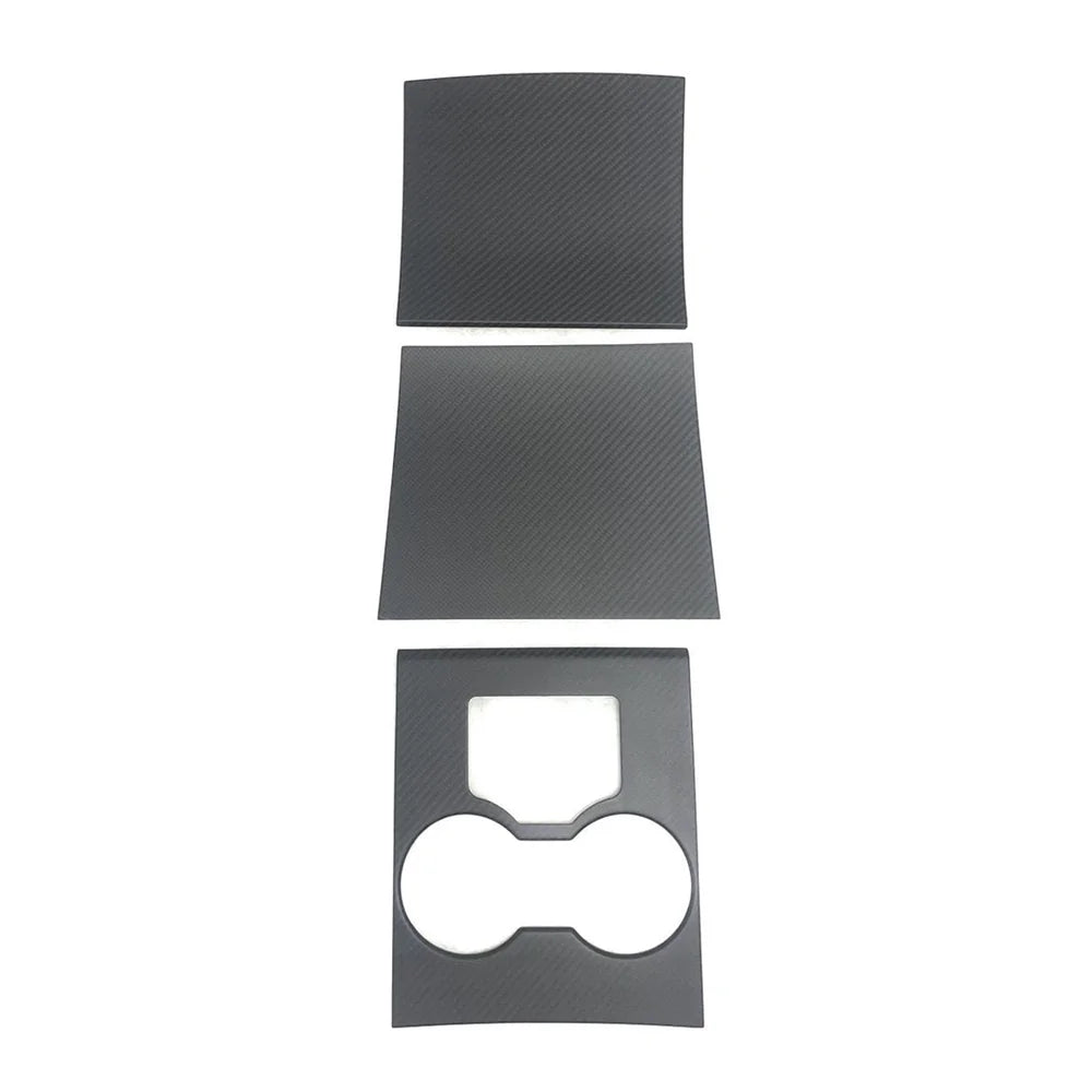 [Real Carbon Fiber] Model 3/Y Mittelkonsolenauflagen, Dekorationsbezug (Gen. 1) (2017-2020)