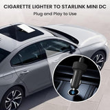 10FT Cigarette Lighter to DC Power Cable for Starlink Mini