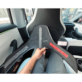 [Real Carbon Fiber] Fundas para respaldo de asiento (2 piezas) para Tesla Model 3 Rendimiento de Highland 2024+