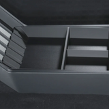 Spliced Lower Center Console Tray Floor Storage Organizer for Cybertruck