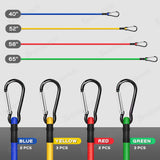 16 stk Assorteret Medium &amp; Lang Bungee LedningsremsætTeslaCybertruck Seng