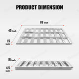 Full-Width Aluminum Tri-Fold Ramps with Load Straps for Cybertruck