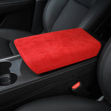 Rotes Alcantara-Wrap-Kit, Innenraum-Zubehör für 2021-2023 Model 3 und Model Y