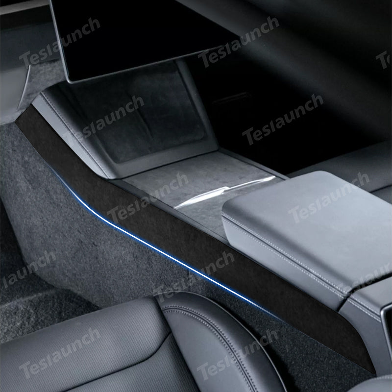 Alcantara Center Konsole Seiten besatz Aufkleber Abdeckung für 2024 Model 3 Hochland