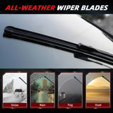 26"+20" Frameless Wiper Blades Replacement for Tesla Model Y 2020+ (Set of 2)