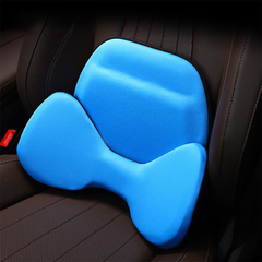 Cuscino di supporto lombare traspirante ergonomico in seta di ghiaccio-Si bene per tutte le auto