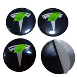 <tc>Tesla</tc> Pegatinas para tapacubos (diámetro 56 mm): 4 piezas por juego
