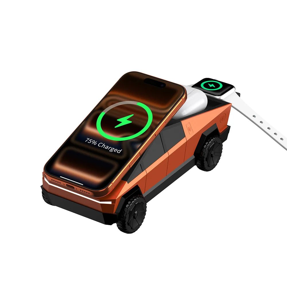 3-in-1 Wireless Charger & Stand for All Cars - T-Launch