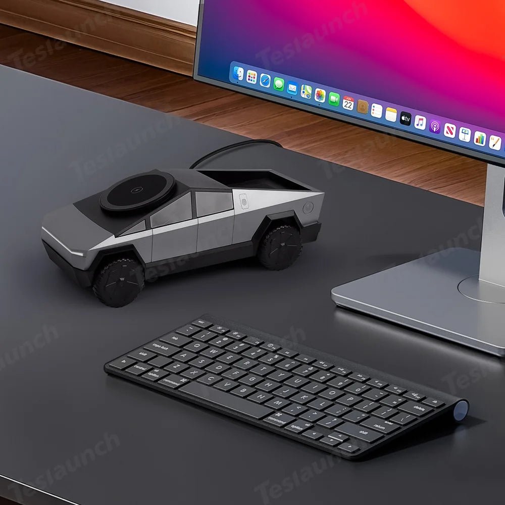 3-in-1 Wireless Charger & Stand for All Cars - T-Launch