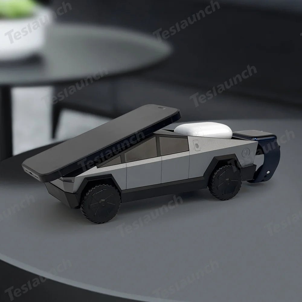 3-in-1 Wireless Charger & Stand for All Cars - T-Launch