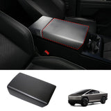 [Real Carbon Fiber] Center Console Armrest Cover for Cybertruck