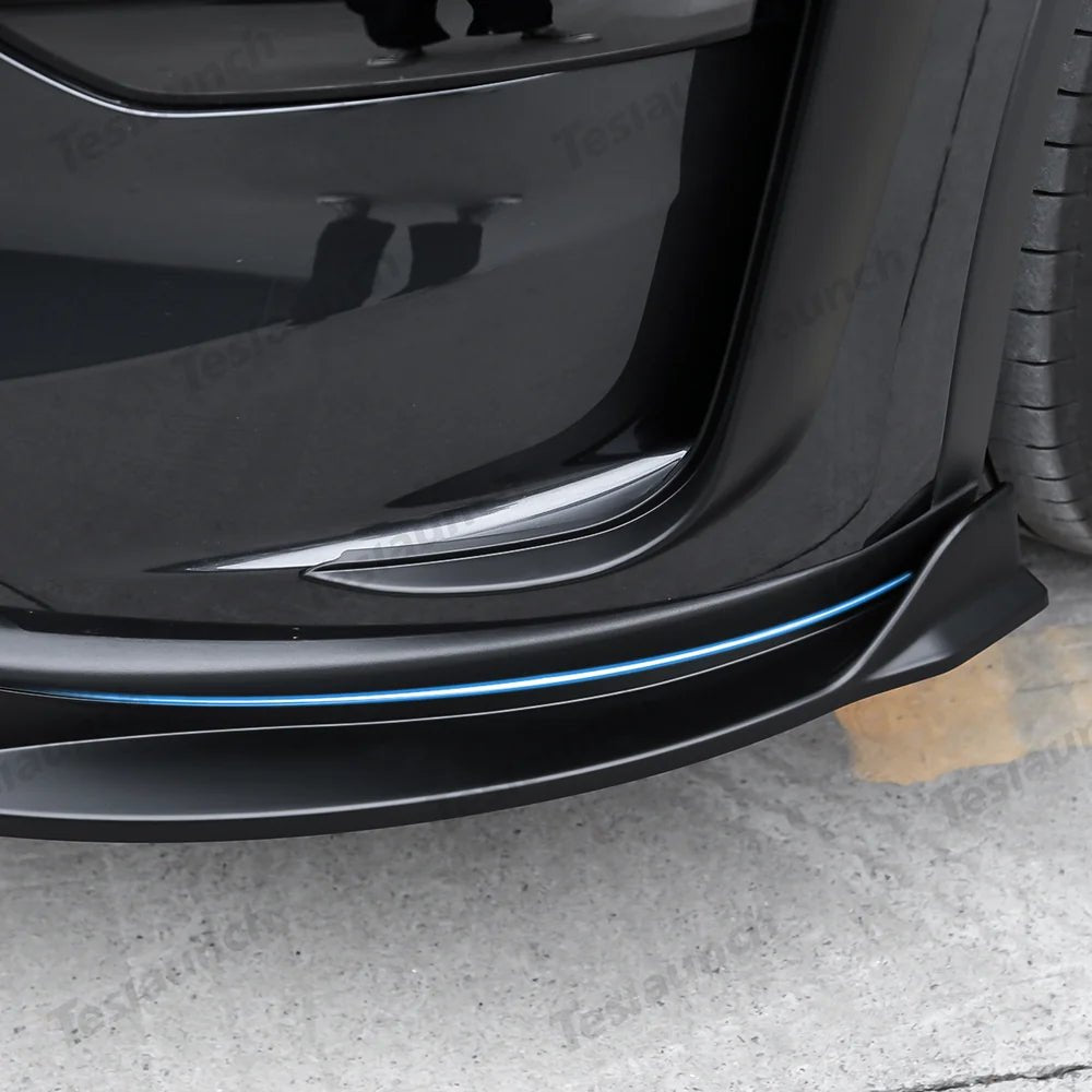 3-Piece Front Lip Spoiler & Fog Light Trim & Split-Type Side Skirts for Tesla Model Y Juniper 2025+ - T-Launch