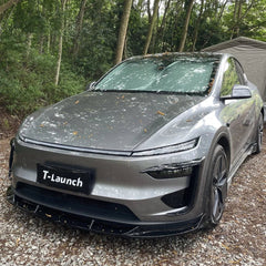3-Piece Front Lip Spoiler & Fog Light Trim & Split-Type Side Skirts for Tesla Model Y Juniper 2025+ - T-Launch