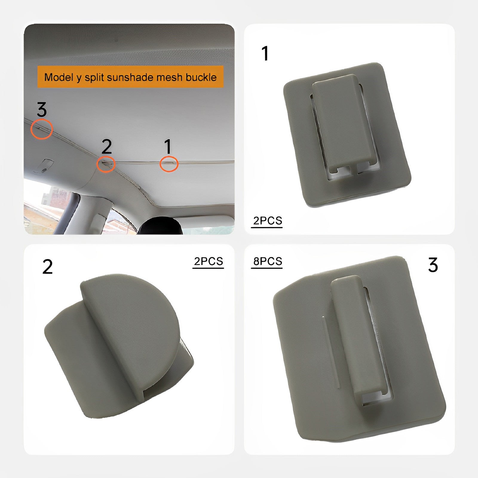 Sunshade Clips- Fits All Model