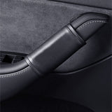 Tesla Model Cubierta protectora de cuero para manija de puerta interior 3/Y (4 piezas)