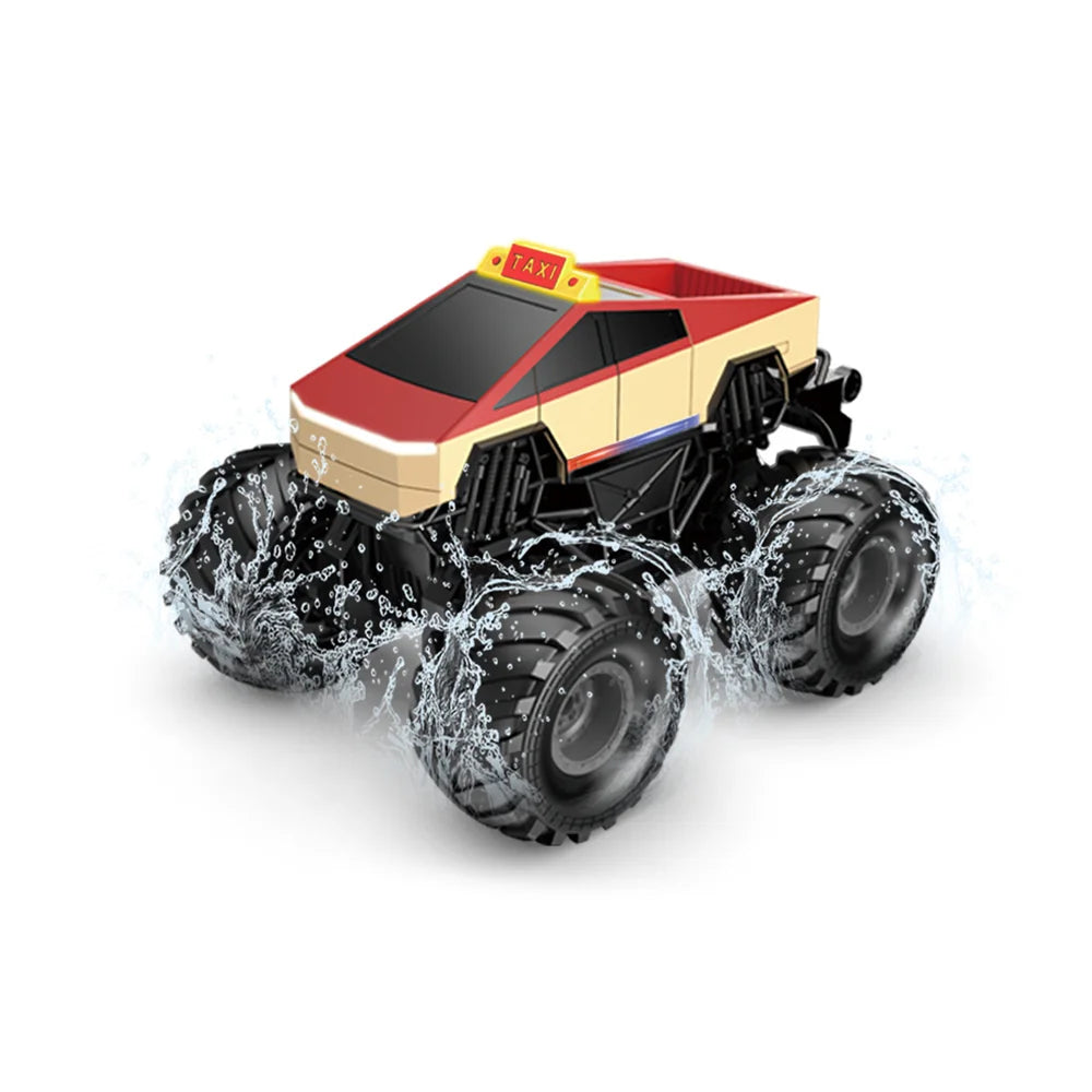 1:20 Scale Cybertruck-Inspired Amphibious RC Toy Car — 4WD Off-Road All-Terrain Truck