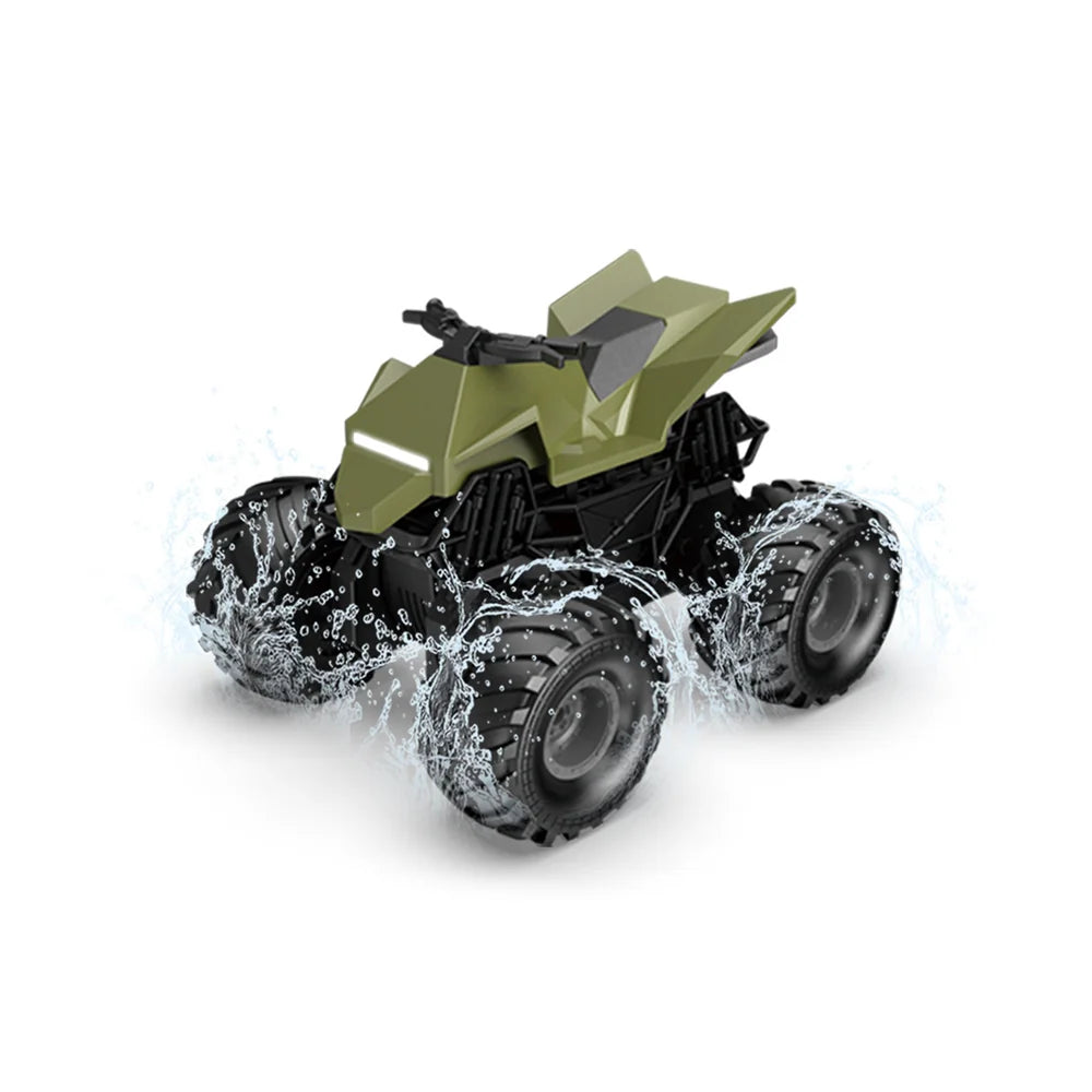 1:20 Scale Cybertruck-Inspired Amphibious RC Toy Car — 4WD Off-Road All-Terrain Truck