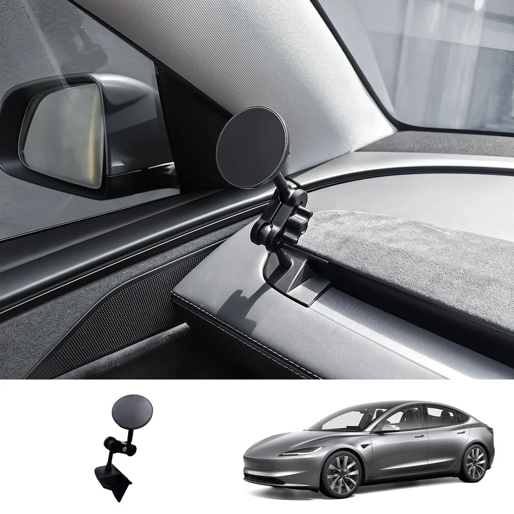 360° Adjustable Magnetic Phone Mount for Tesla Model Y Juniper 2025+ / Model 3 Highland 2024+ - T-Launch