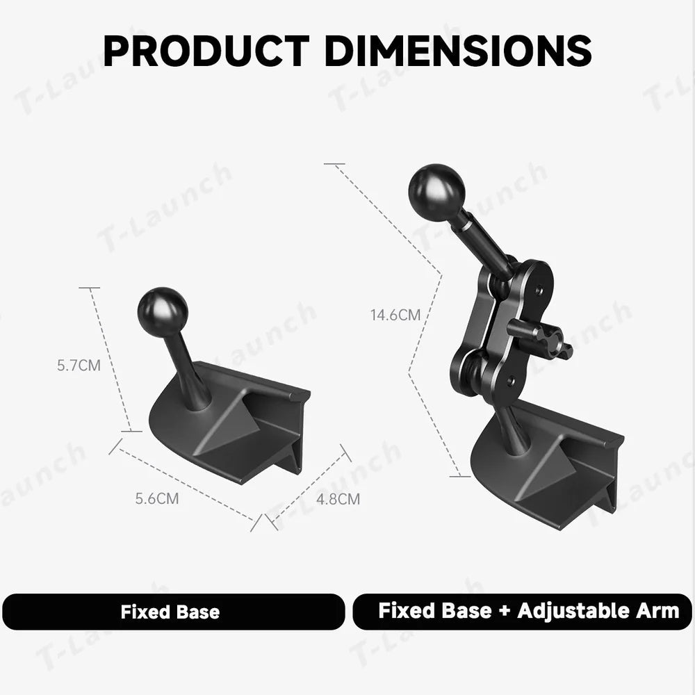 360° Adjustable Magnetic Phone Mount for Tesla Model Y Juniper 2025+ / Model 3 Highland 2024+ - T-Launch