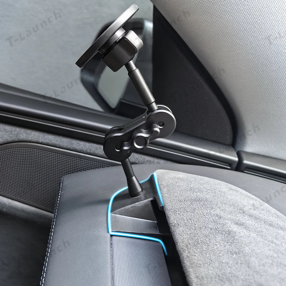 360° Adjustable Magnetic Phone Mount for Tesla Model Y Juniper 2025+ / Model 3 Highland 2024+ - T-Launch