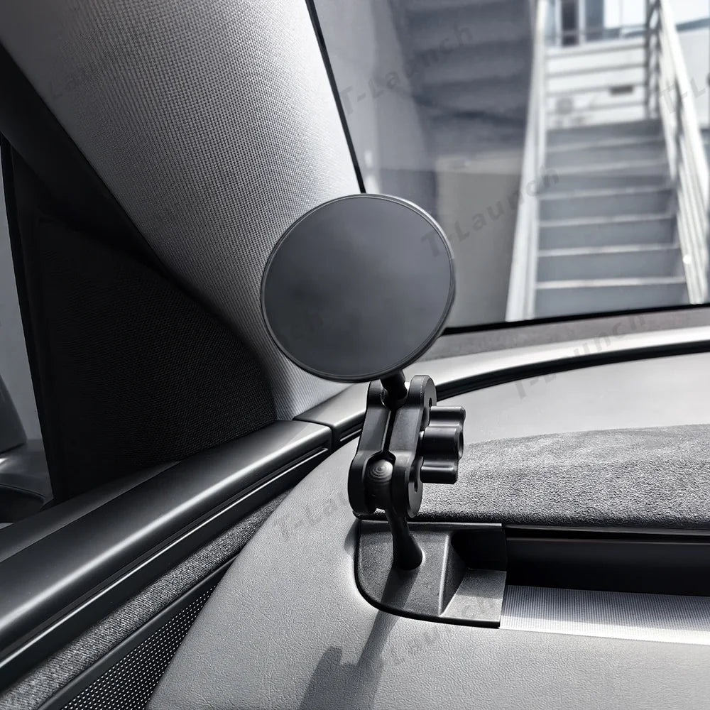 360° Adjustable Magnetic Phone Mount for Tesla Model Y Juniper 2025+ / Model 3 Highland 2024+ - T-Launch