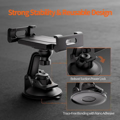 360° Adjustable Suction Cup Mount for Starlink Mini - T-Launch