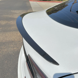 [Prawdziwe włókno węglowe] Spoiler Spojenny w kratę do Model S 2014+