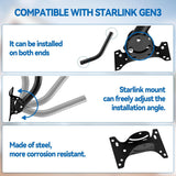 Kit de montagem ajustável na parede do teto para Starlink Gen 3