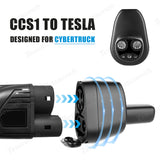 Cybertruck CCS1 X J1772 to Tesla(NACS) Fast Charging Adapter for Tesla Model 3/Y/S/X/Cybertruck