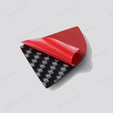 Real Carbon Fiber Window Switch Button Cover Sticker 4 PCS For Tesla Model 3 Highland 2024+ / Model Y Juniper 2025+