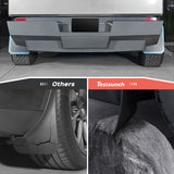 Flexible and Bendable Mud Flaps Splash Guards Front Rear Mudguard Kit for Cybertruck- No Drill Fender