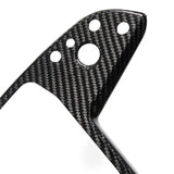 [Real Carbon Fiber] Jug Capac Volan Suprapunere Panou Placa Pentru Model S/X (2021-2024)